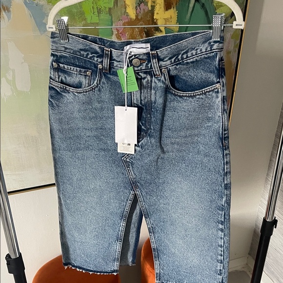 Stella McCartney asymmetrical denim skirt - Picture 10 of 12